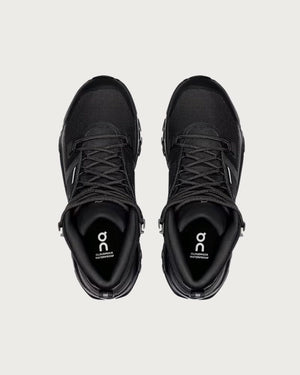 Womens On Cloudrock Mid Waterproof Boot - Black Footwear On Running 
