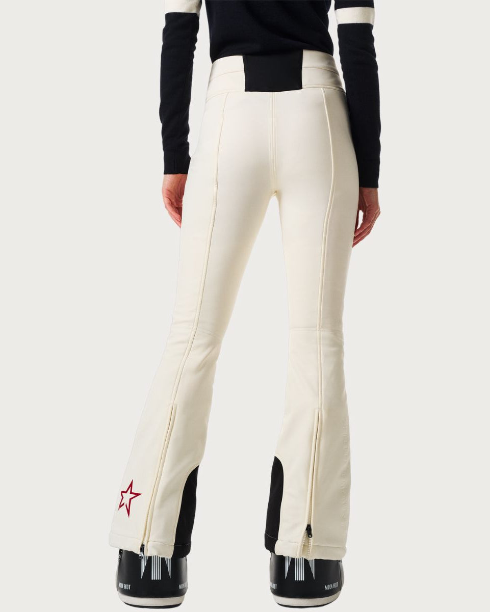 Womens Perfect Moment Aurora High Waist Flare Pant 26 - Snow White Pants Perfect Moment 
