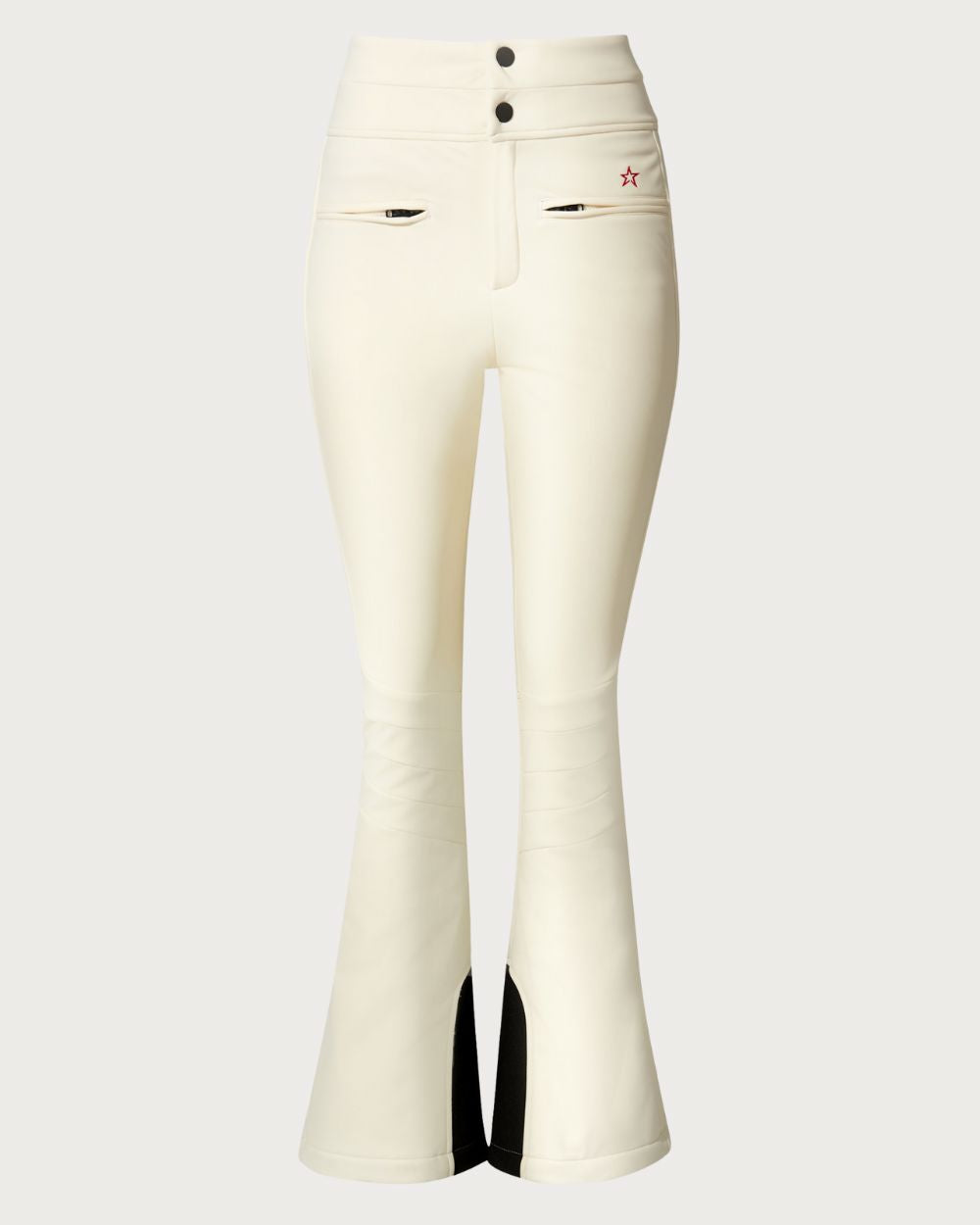 Womens Perfect Moment Aurora High Waist Flare Pant 26 - Snow White Pants Perfect Moment XS INTL / 6-8 AU 