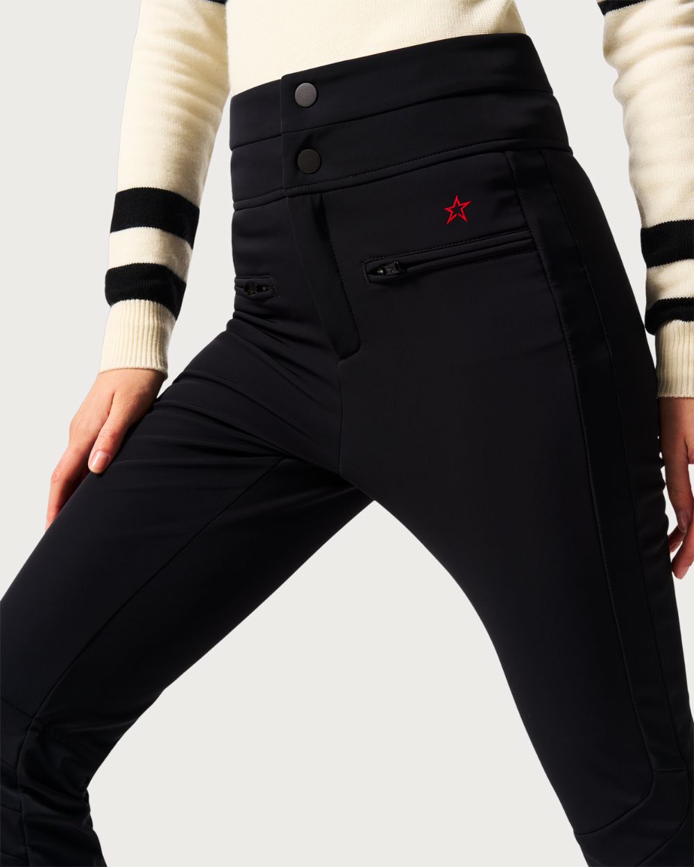Womens Perfect Moment Aurora High Waist Ski Pant 26 - Black Pants Perfect Moment 