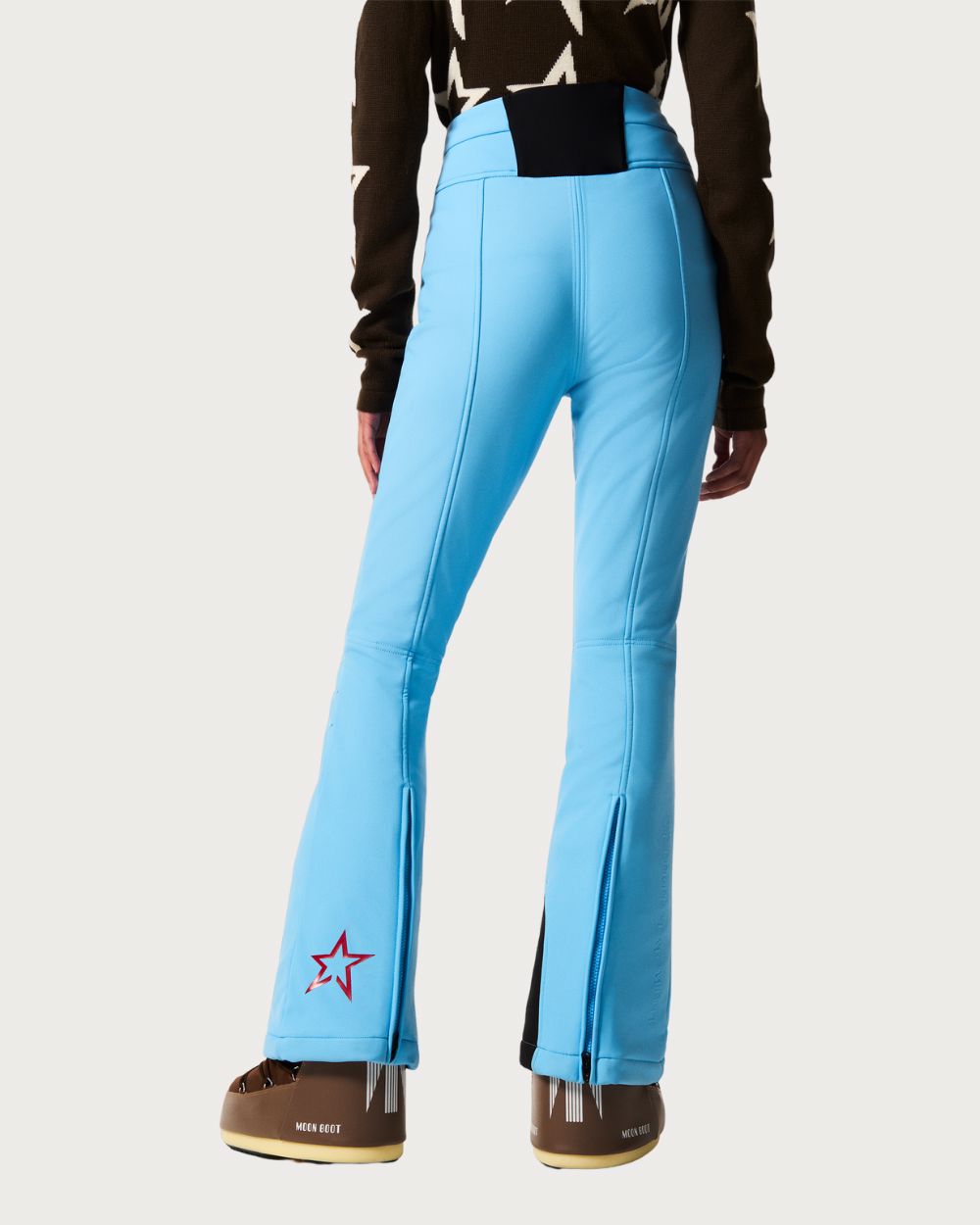 Womens Perfect Moment High Waist Ski Pant - Alaskan Blue Pants Perfect Moment 