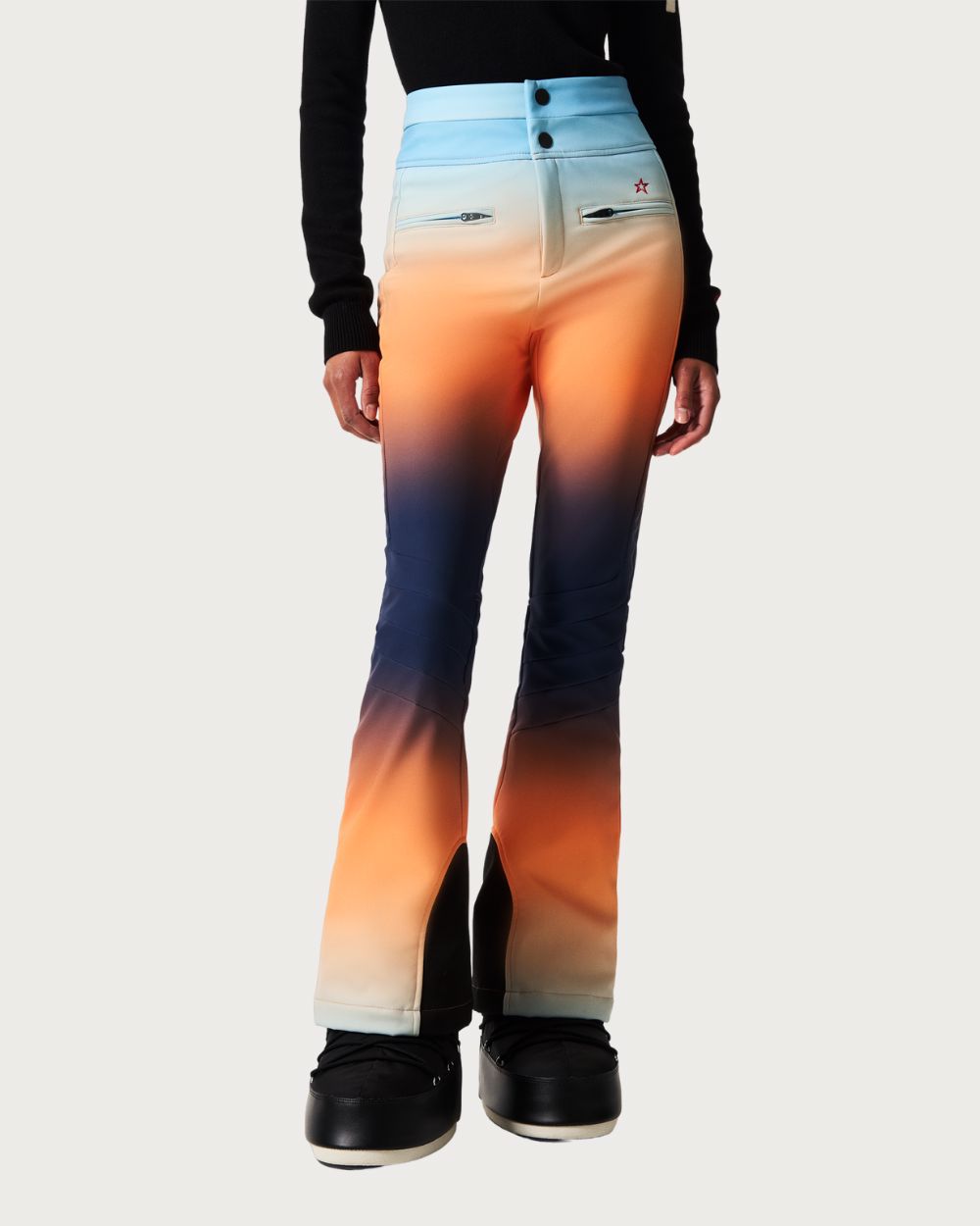 Womens Perfect Moment High Waist Ski Pant - Degrade Sunset Pants Perfect Moment 