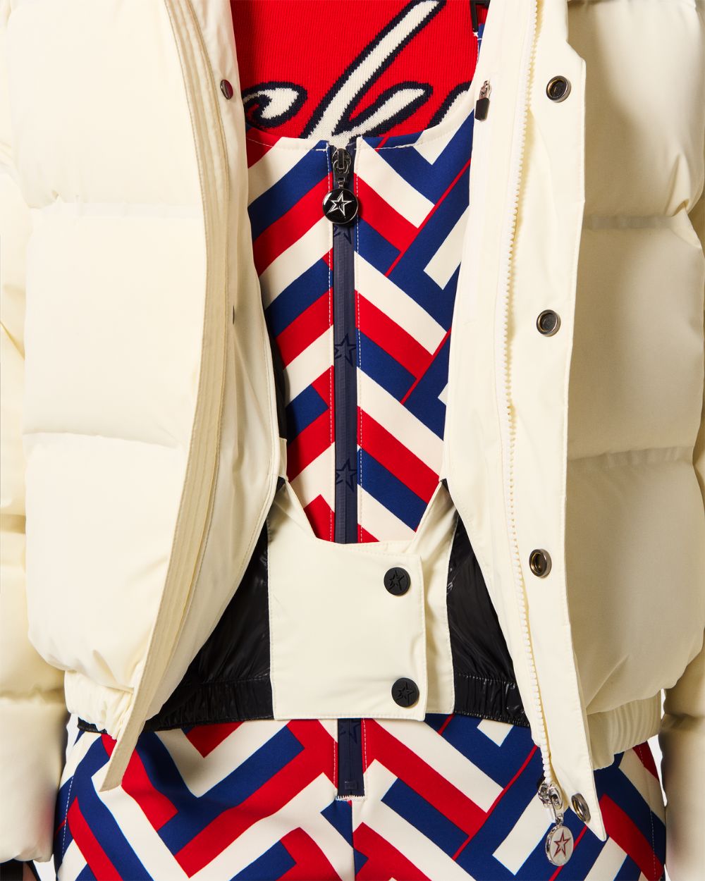 Womens Perfect Moment Moments Ski Jacket - Snow White Jackets Perfect Moment 