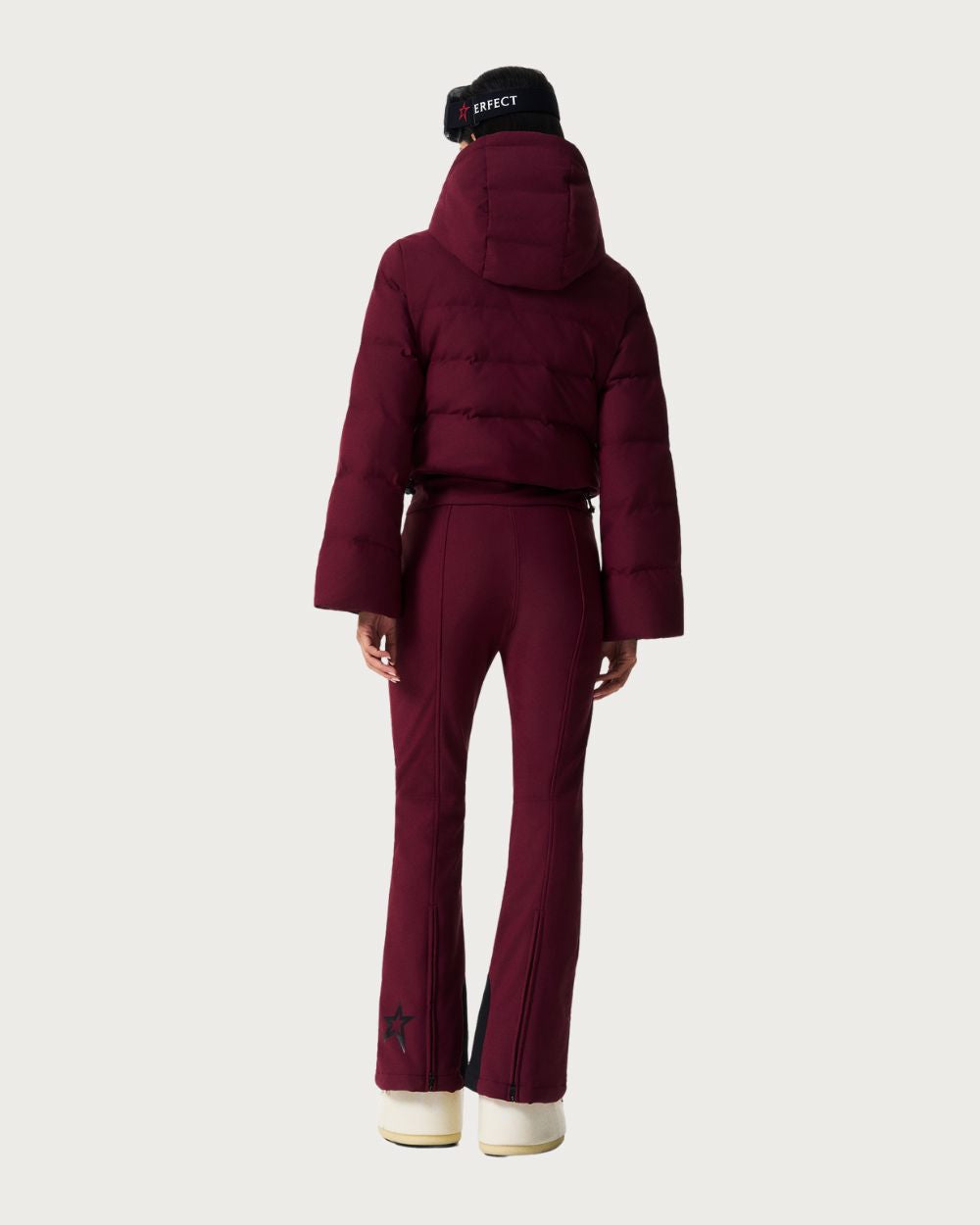 Women's Perfect Moment Polar Flare Ski Suit II - Wine Jackets Perfect Moment 