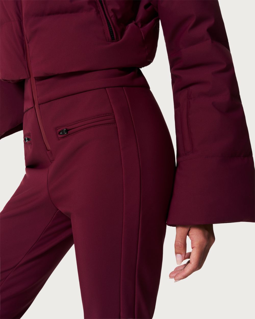Women's Perfect Moment Polar Flare Ski Suit II - Wine Jackets Perfect Moment 