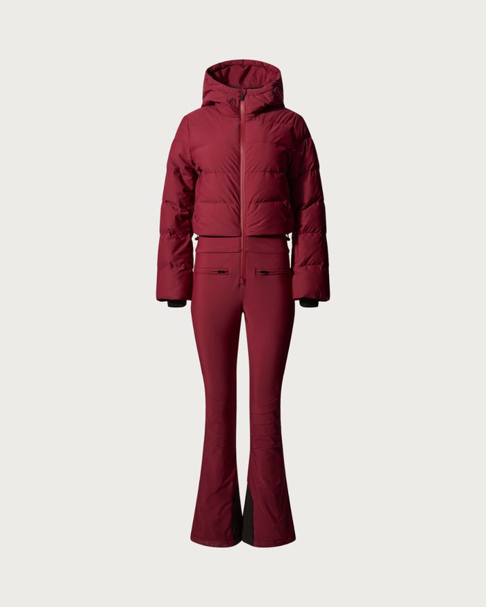 Women's Perfect Moment Polar Flare Ski Suit II - Wine