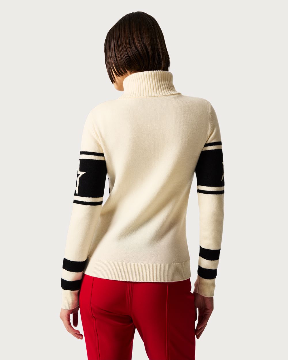 Womens Perfect Moment Schild 'Apres' Wool Sweater - Snow White Knitwear Perfect Moment 