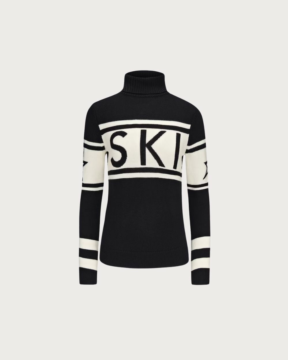 Womens Perfect Moment Schild Merino Wool Sweater - Black Knitwear Perfect Moment XS INTL / 6-8 AU 