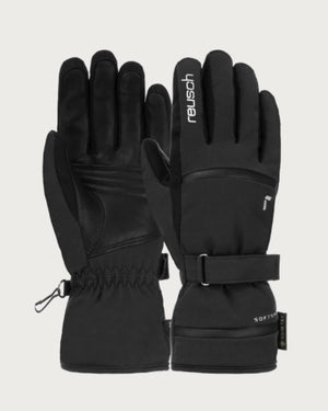 Womens Reusch Alessia GORE-TEX® Glove - Black / Silver Gloves Reusch 