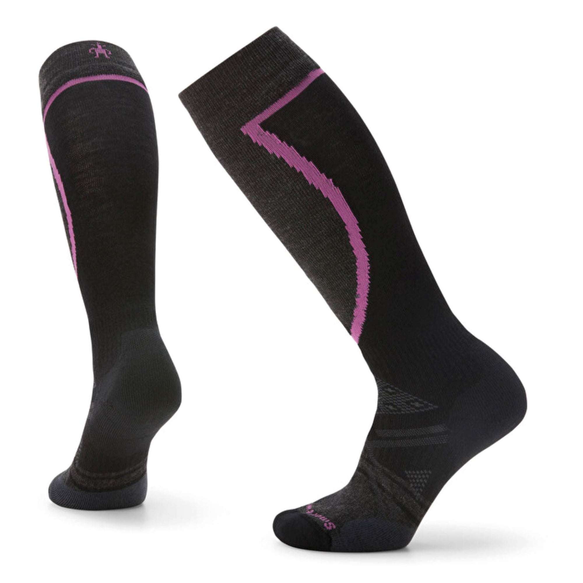 Womens Smartwool Ski Full Cushion Socks - Black Socks Smartwool S - (4-6.5US / 34-37EU) 