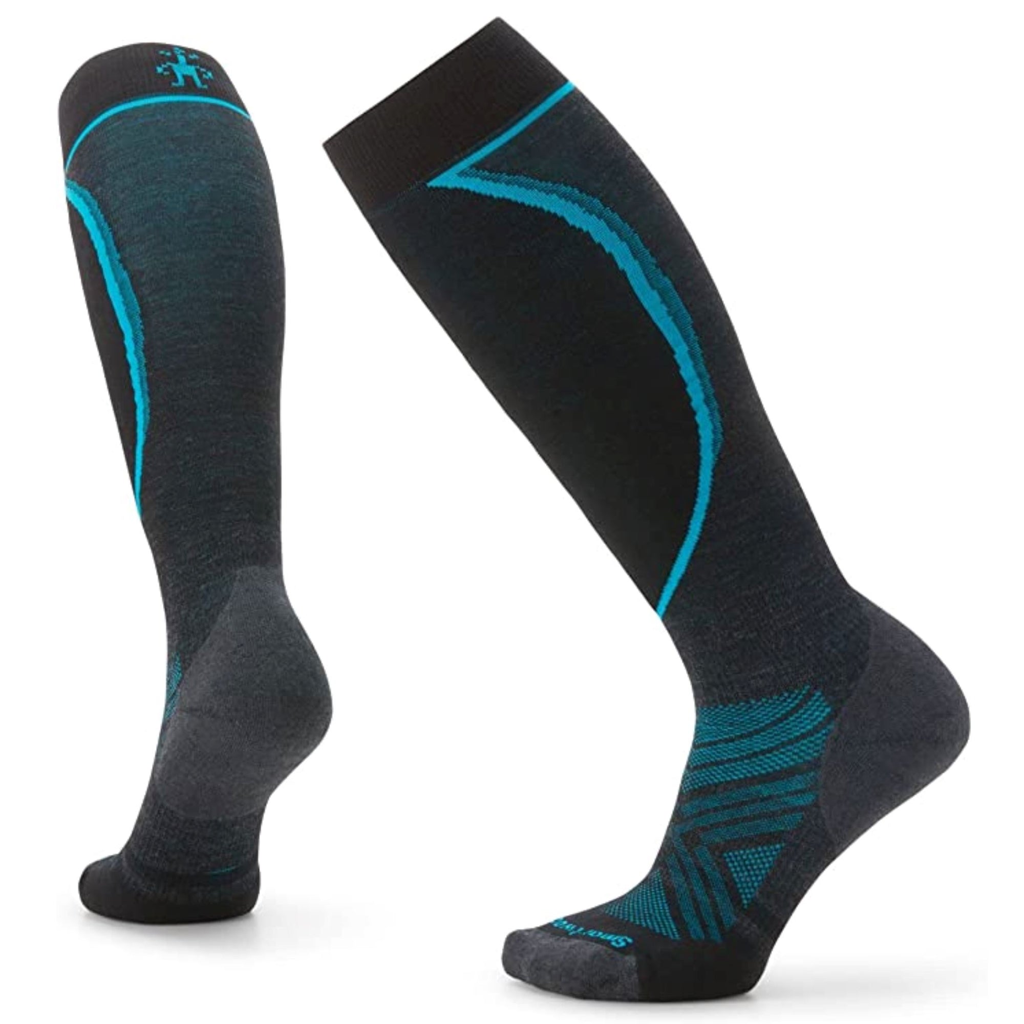 Womens Smartwool Ski Targeted Cushion Socks - Charcoal Socks Smartwool S - (4-6.5US / 34-37EU) 