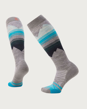 Womens Smartwool Ski Targeted Cushion Socks - Light Grey Socks Smartwool 