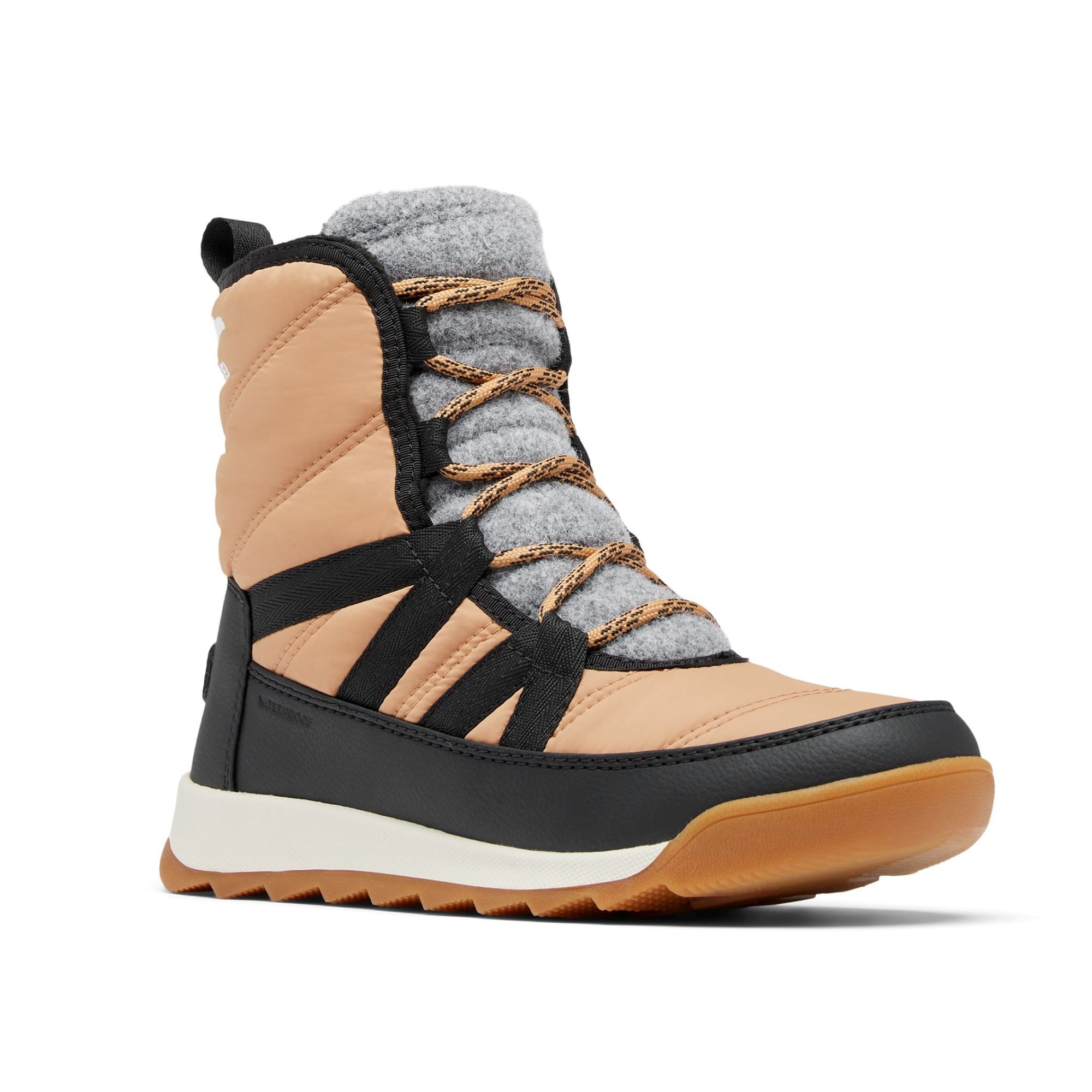 Womens Sorel Whitney II Plus Lace Boot - Tawny Buff / Black