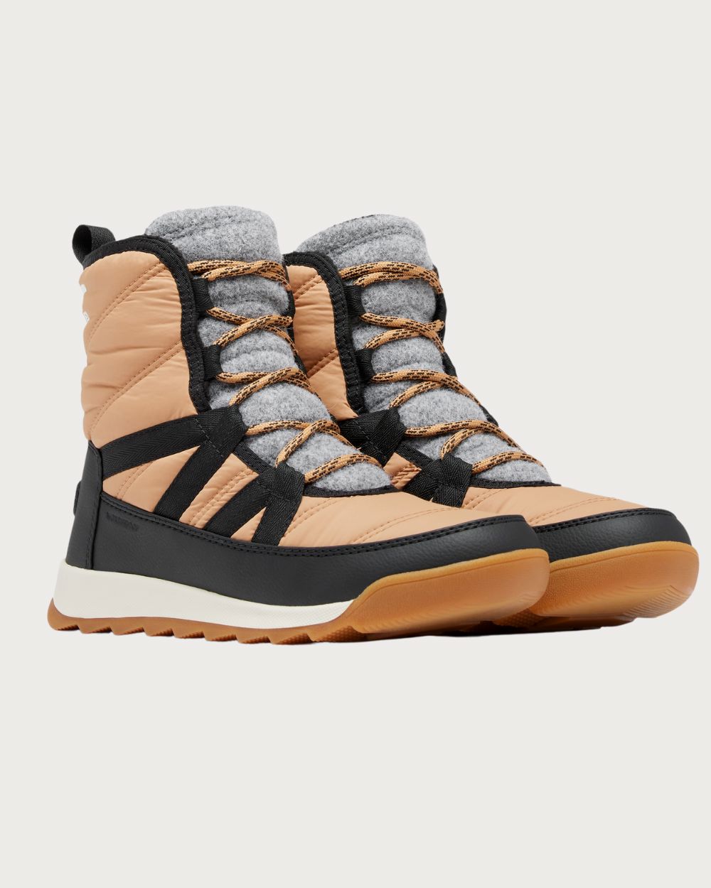 Womens Sorel Whitney II Plus Lace Boot - Tawny Buff/Black Footwear Sorel 