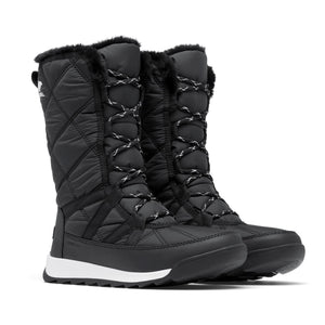 Womens Sorel Whitney II Plus Tall Lace Boot - Black