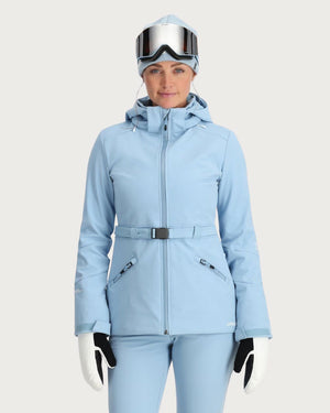Womens Spyder Glacial Softshell Jacket - Blue Drift Jackets Spyder 