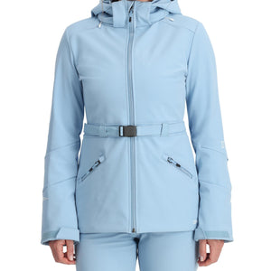 Womens Spyder Glacial Softshell Jacket - Blue Drift Jackets Spyder 