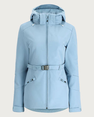 Womens Spyder Glacial Softshell Jacket - Blue Drift Jackets Spyder 8 INTL / 8 AU 