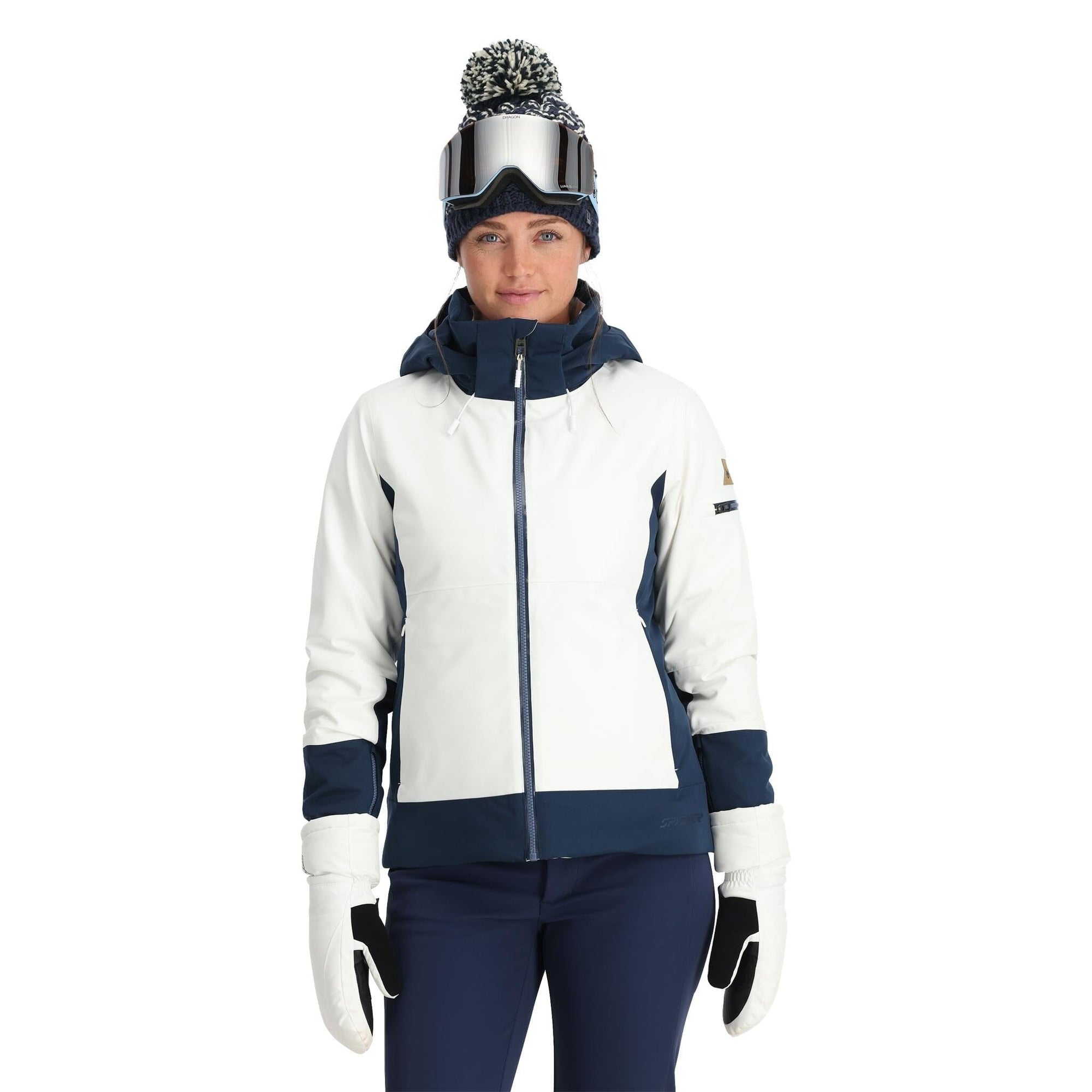 Womens Spyder Soleil Jacket - White Jackets Spyder 