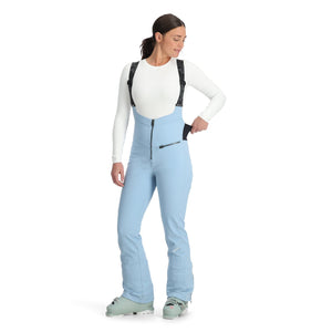 Womens Spyder Strutt Bib Pant - Blue Drift Pants Spyder 