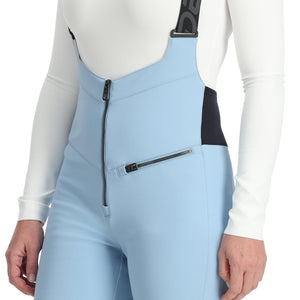 Womens Spyder Strutt Bib Pant - Blue Drift Pants Spyder 