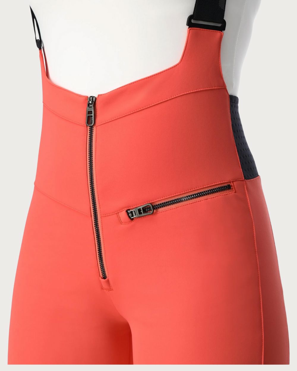 Womens Spyder Strutt Bib Pant - Coral Haze Pants Spyder 