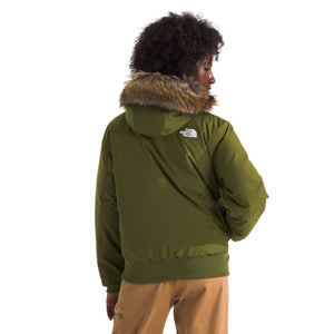 Womens The North Face Arctic BomberJacket - Forest Olive Jackets The North Face 