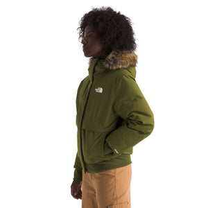 Womens The North Face Arctic BomberJacket - Forest Olive Jackets The North Face 