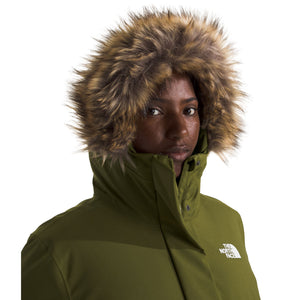 Womens The North Face Arctic BomberJacket - Forest Olive Jackets The North Face 