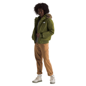 Womens The North Face Arctic BomberJacket - Forest Olive Jackets The North Face 