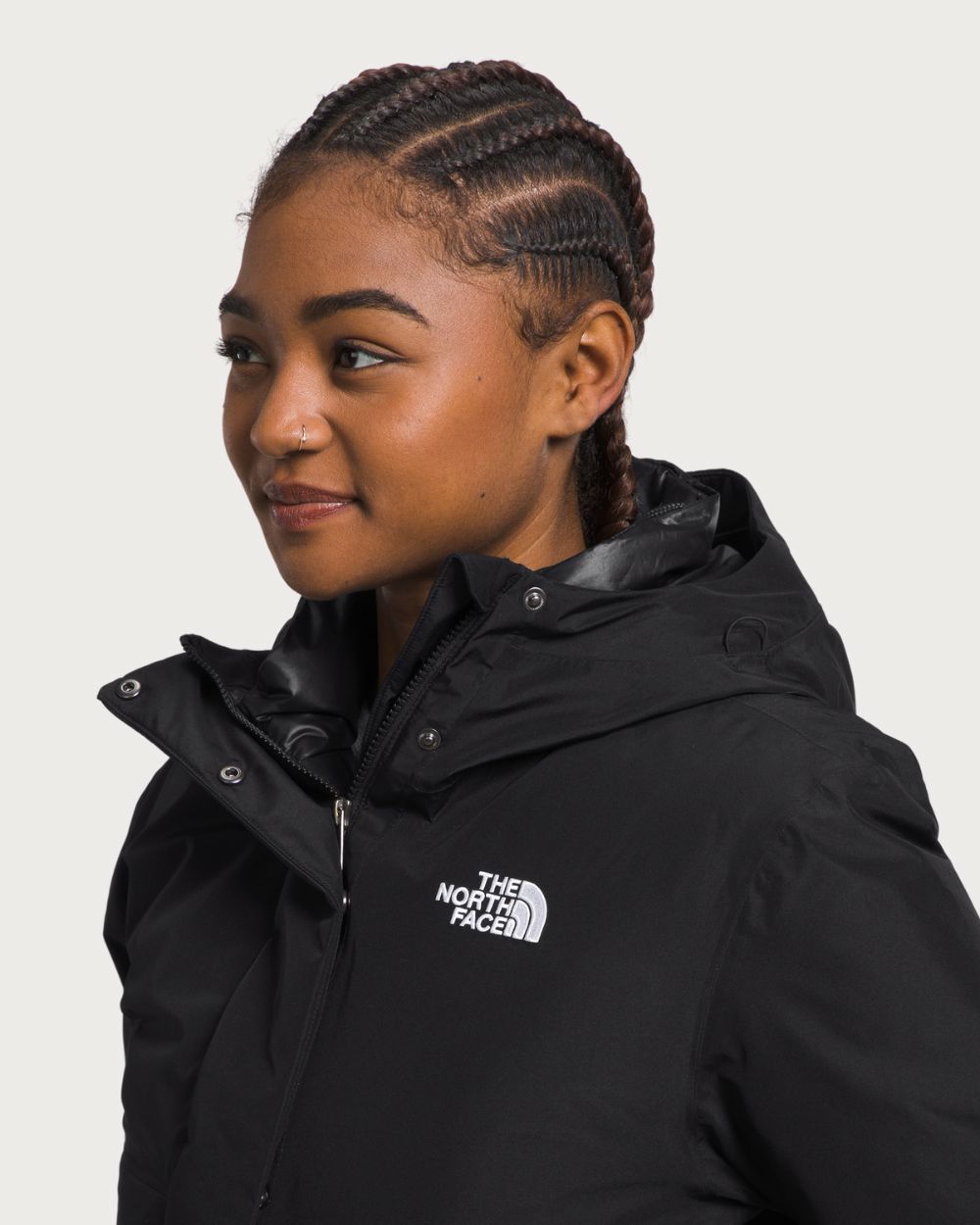Womens The North Face Arctic BomberJacket - TNF Black Jackets The North Face 