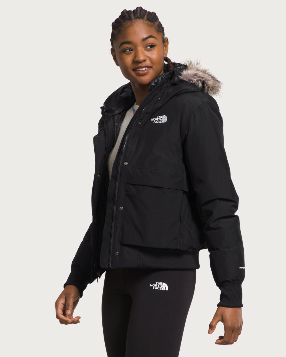 Womens The North Face Arctic BomberJacket - TNF Black Jackets The North Face 