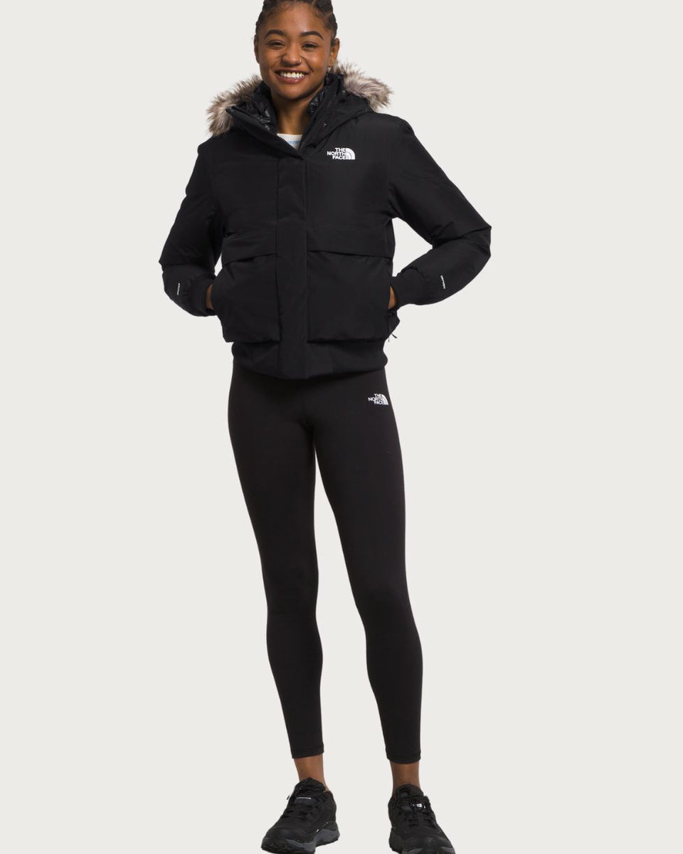 Bomber Jacket North Face Coat With Fur Hood Womens Womens The