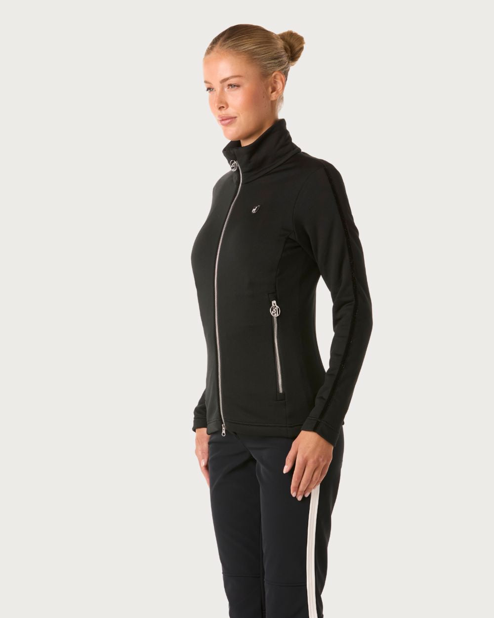 Womens Toni Sailer Jade Mid Layer Jacket - Black Mid Layers Toni Sailer 34 / AU 6 