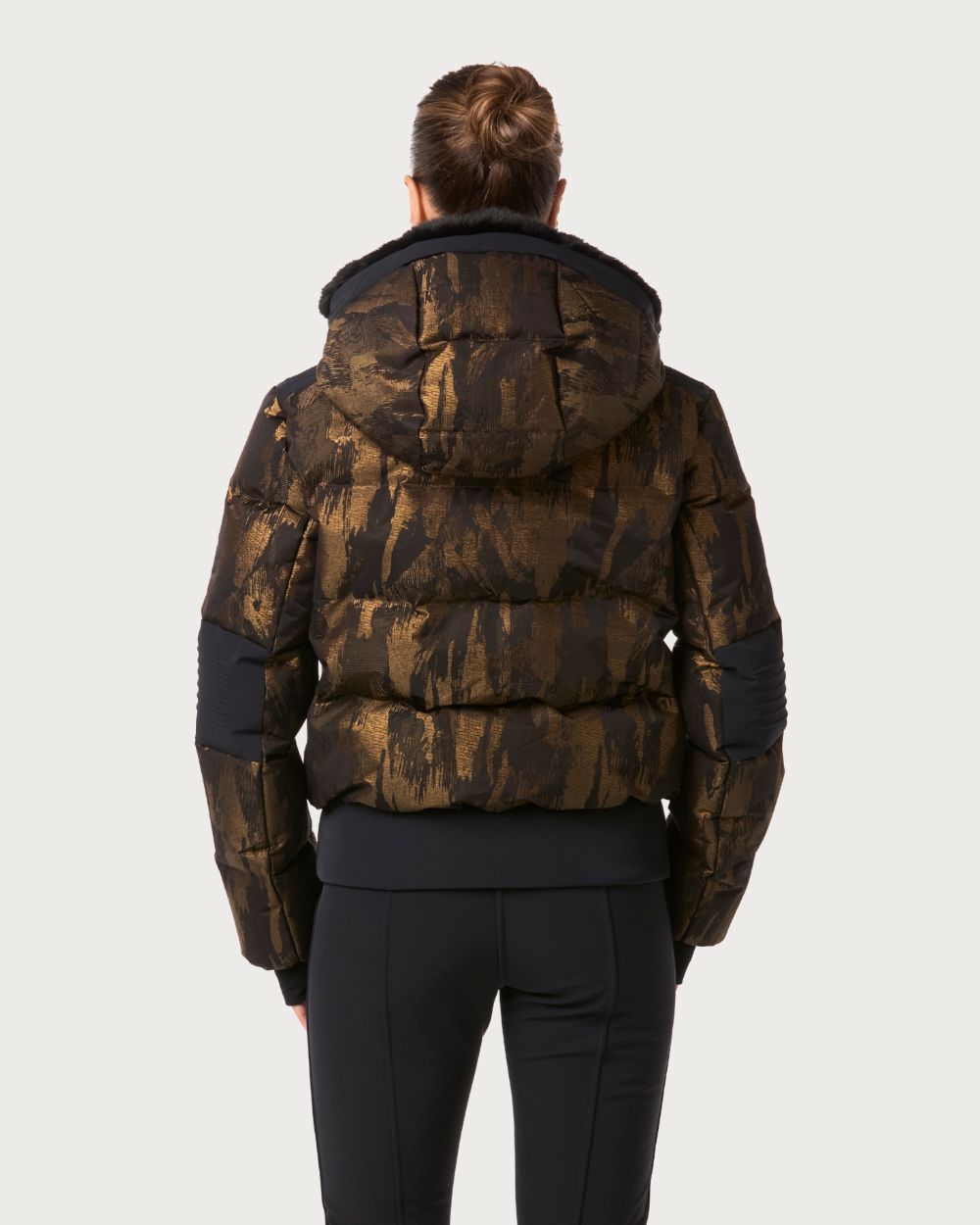Womens Toni Sailer Sasha Jacquard Jacket - Black Jackets Toni Sailer 