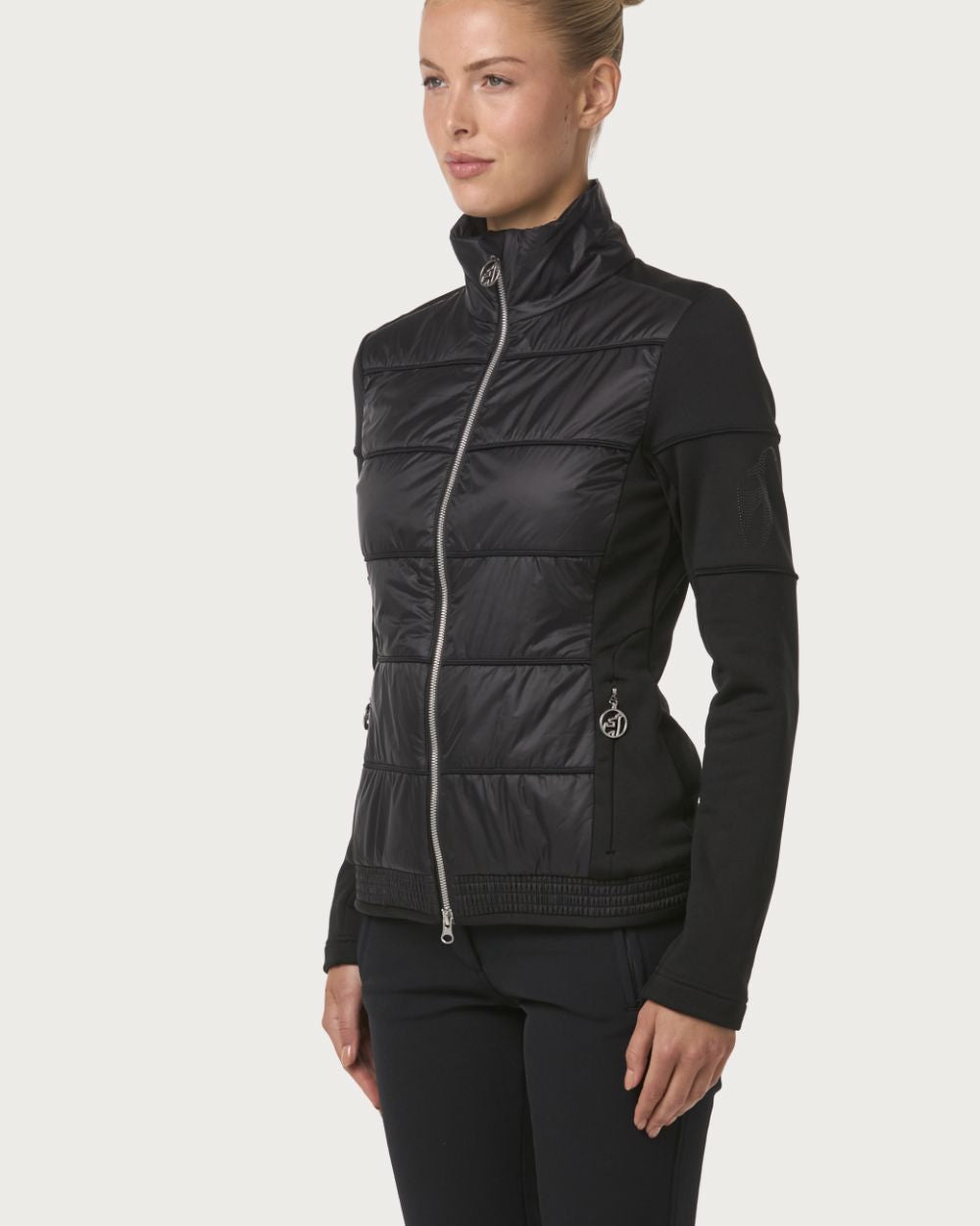 Womens Toni Sailer Theresa Mid Layer Jacket - Black Mid Layers Toni Sailer 