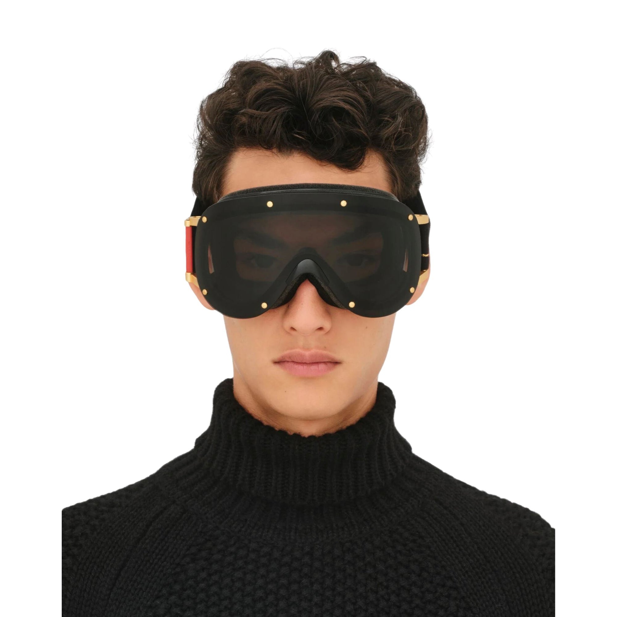 YNIQ Model One Goggle - Black Gold / Smoke Lens