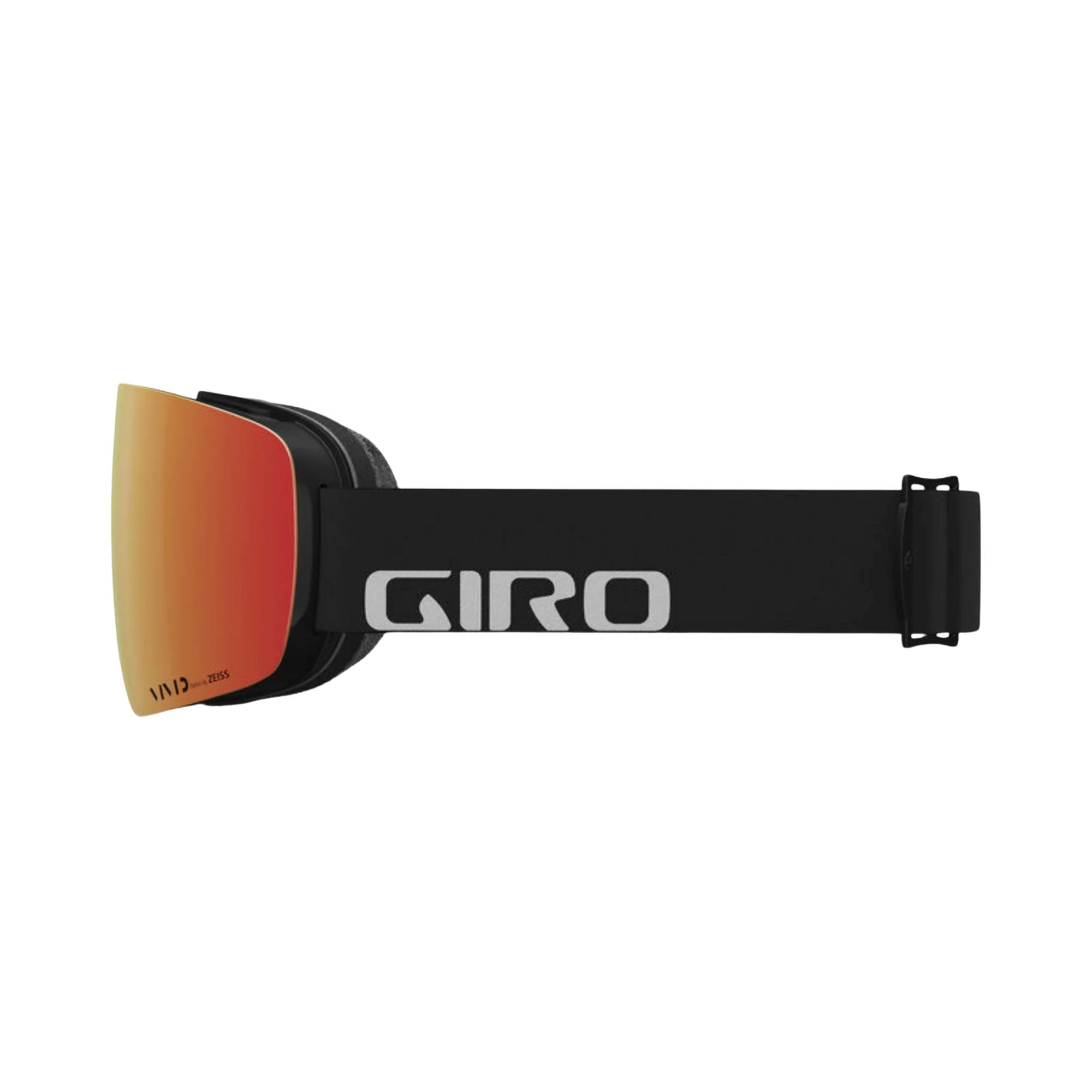 Giro Contour (Large Fit) Goggle - Black Wordmark Vivid Ember Goggles Giro 