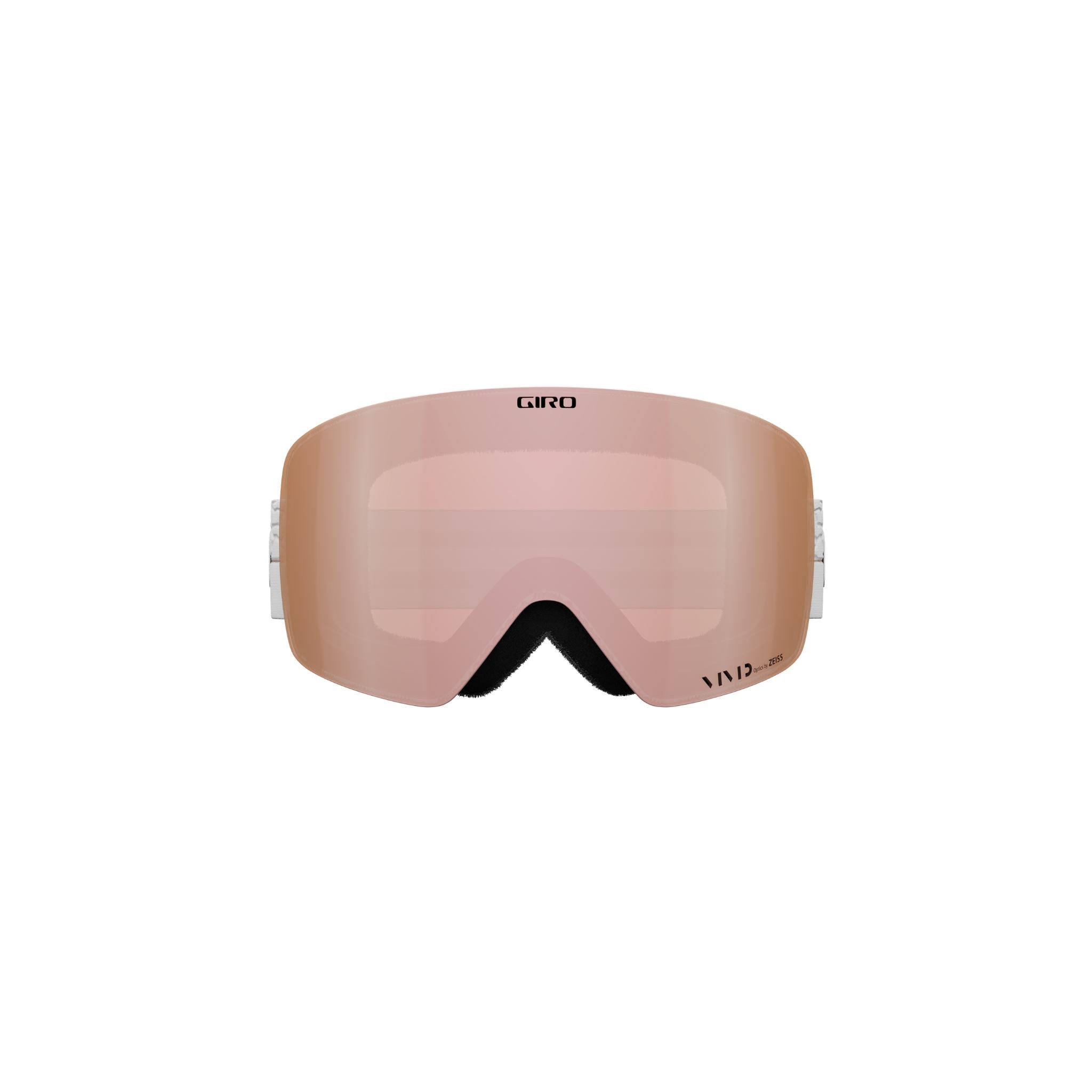 Giro Contour RS (Medium Fit) Goggles - White Craze Vivid Rose Gold Goggles Giro 