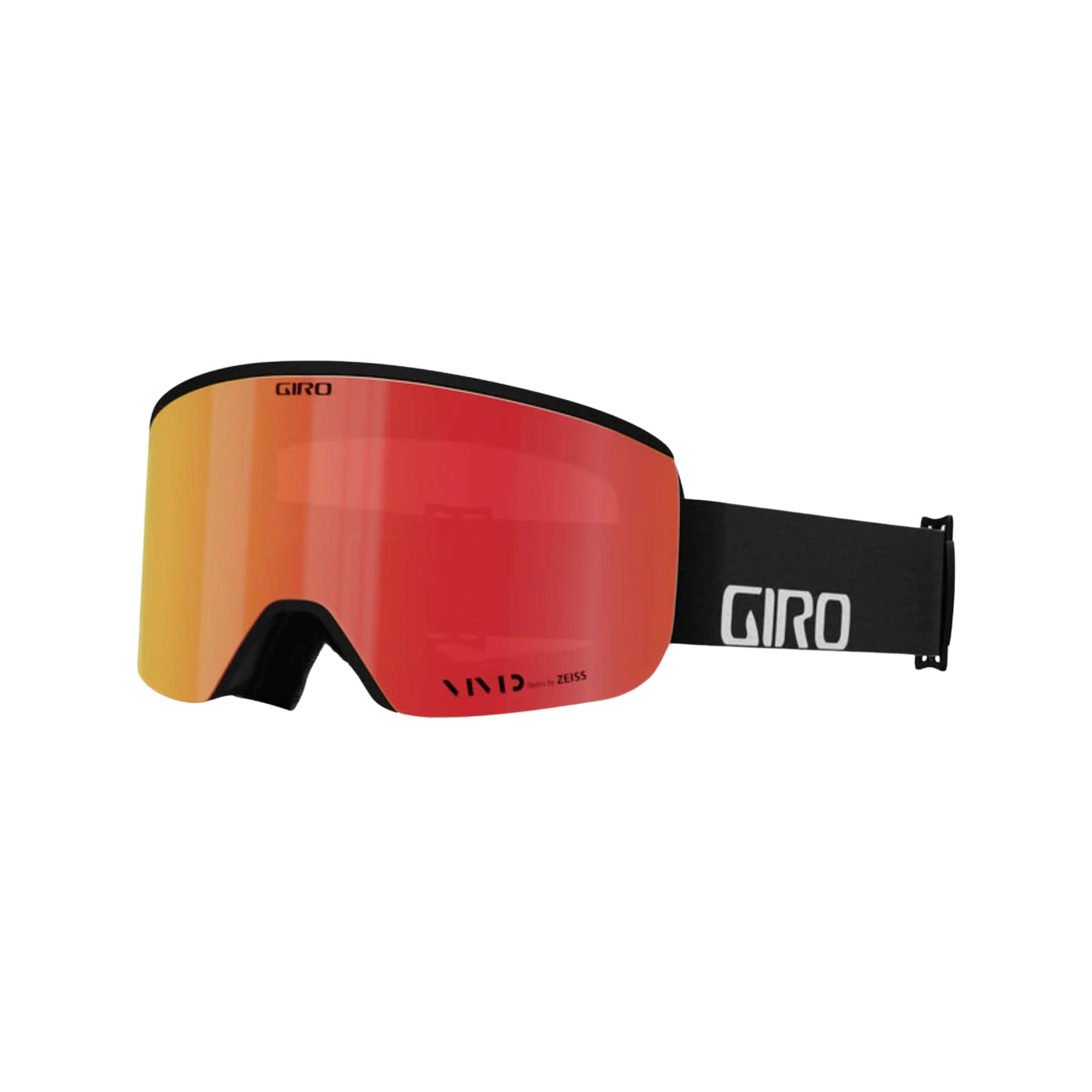 Mens Giro Axis (Asian Fit) Goggles - Black Wordmark Vivid Ember Goggles Giro 