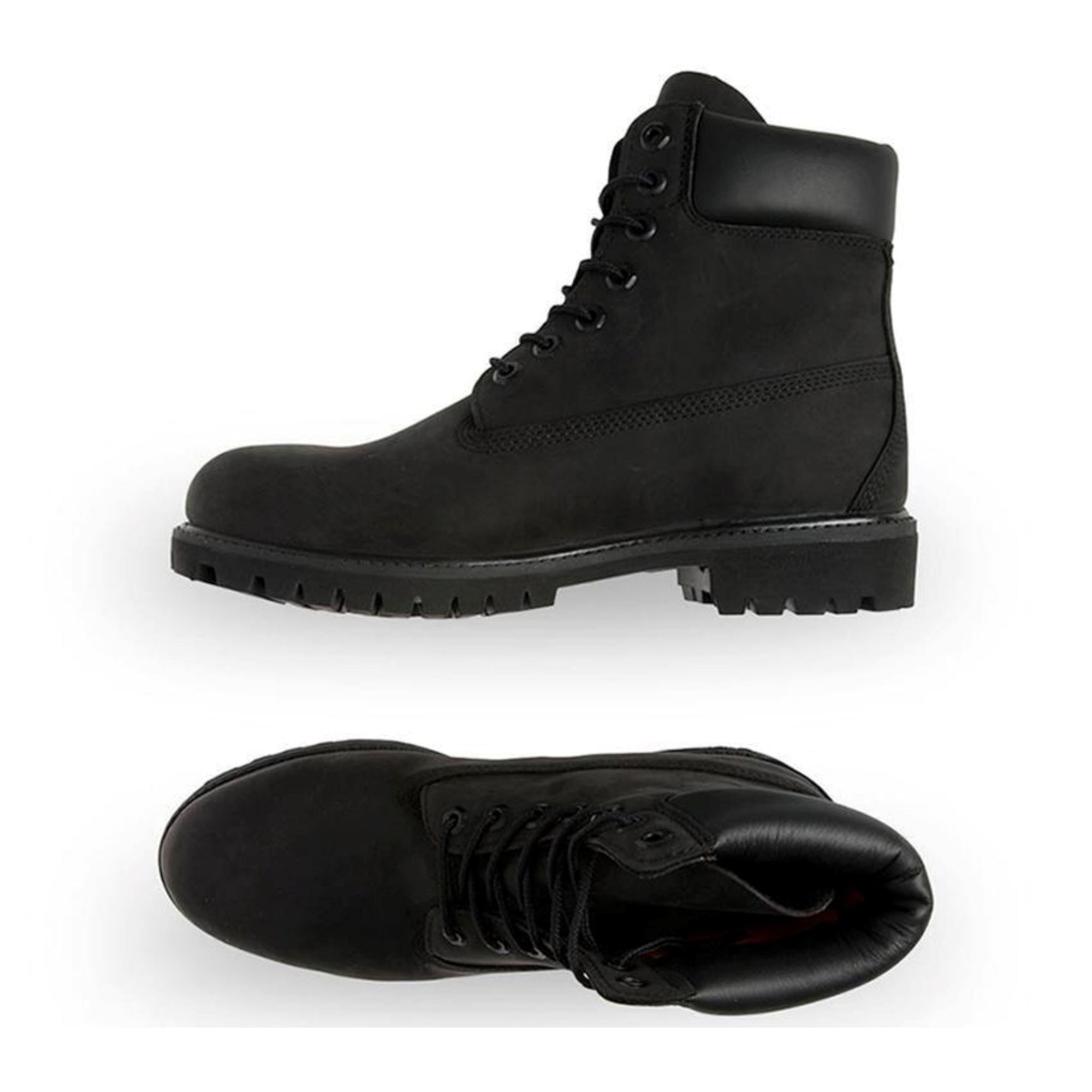 Mens Timberland 6inch Premium Boot - Black Nubuck Footwear Timberland 8US / 9AU 