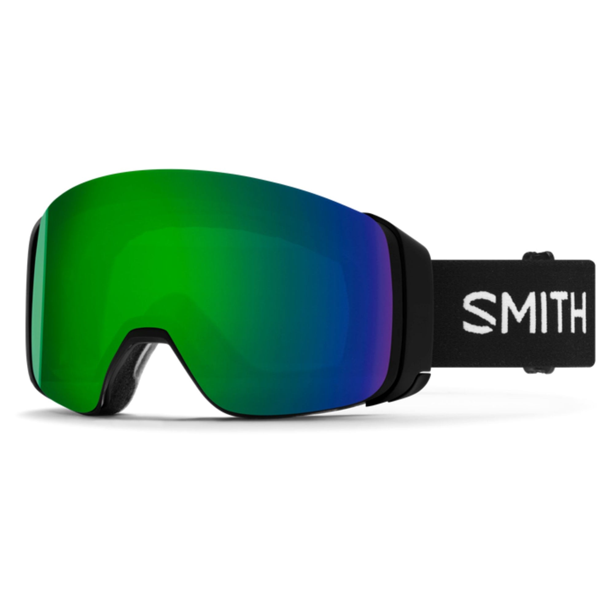 Smith 4D MAG Goggles (Medium Fit) - Black ChromaPop Sun Green Mirror Goggles Smith 